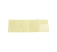Lot de 4 films de protection d'écran ronds en PET de 75 mm pour ventouses sur guitare électrique, acoustique, classique, basse, folk, luthier - Blanc