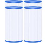Lot de 4 Filtre de Piscine Type A ou C Compatible avec 29000E/59900E,Easy Set Cartouches Filtrantes de Piscine,203mm x 108mm