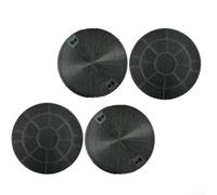 Lot de 4 filtres à charbon actif compatibles avec hottes electrolux EFC60001K EFC60RX - Filtre à charbon haute efficacité purificateur d'air de cuisine de 210 mm de diamètre