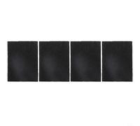 Lot de 4 filtres à charbon actif pour poubelle à compost de cuisine, feuilles de coton noir et tampons à déchets de jardin pour bacs Joseph