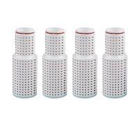 Lot de 4 filtres de déminéralisation pour humidificateur DREO HM311/311S, HM524/524S, HM306S, HM409S, HM420S, HM321, HM312, nettoyage en 3 étapes avec ions d'argent, réduit le calcaire