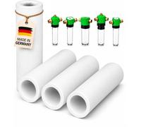 Lot de 4 filtres de rechange 80 µm compatibles avec Grünbeck FS 1 - Bougies filtrantes en non-tissé filtrant de qualité supérieure - Filtre fin Geno - Sans cloche de protection