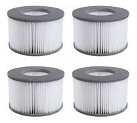 Lot de 4 Filtres de Rechange MS-pa pour Spas MS-pa et Filtre de Spa Compatible avec Toutes Les Cartouches Filtrantes MS-pa Actuelle