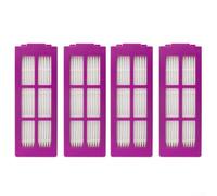 Lot de 4 filtres de rechange pour aspirateur robot Midea V16 Pro pour Mini Eureka J15 Max Ultra - Piège à poussière style HEPA en tissu non tissé (4 pièces)