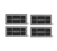 Lot de 4 filtres HEPA de rechange pour Dreame L10s pour Pro Ultra Heat pour X40 Master pour Mova P70 Pro Ultra - Piège à poussière haute efficacité pour épilation d'animaux domestiques Matériau PP Lot