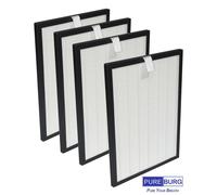 Lot de 4 filtres HEPA pour les purificateurs d'air Meaco 20L/20LE, dimensions : 26 x 19 x 1 cm
