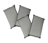 Lot de 4 filtres pour aspirateur de piscine compatibles avec MeranusPower4 - Filtre fin lavable pour 50 saletés - Pièces de rechange de 25 x 16 cm