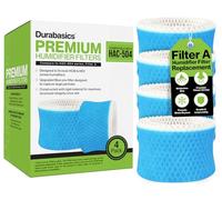 Lot de 4 filtres pour humidificateur Honeywell HAC-504, HAC-504AW et Honeywell Filter A | Remplacement pour Honeywell Filter HCM 350 et autres humidificateurs à brume froide