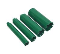 Lot de 4 forets diamantés avec filetage M22, forets sec/humides | Foret cloche 56-120 mm pour rénovation, béton, brique et maçonnerie