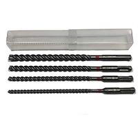 Lot de 4 forets Hilti - SDS Plus - TE CX 6-8-10-12/220 mm