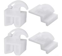 Lot de 4 glissières de rechange pour tiroir de cuisinière 3051162 3051163 - En plastique - Pour bas de four
