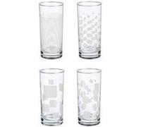 Lot de 4 gobelets à eau "toni'eau" 48cl transparent Transparent G