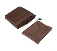 Lot de 4 housses de protection pour déchiqueteuse à bois d'extérieur en tissu Oxford 420D imperméable à l'eau et à la poussière Noir Gris 85 x 110 cm