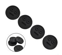 Lot de 4 œillets de sonde de thermomètre pour barbecue compatibles avec Weber Smokey Mountain 14 18 22 - Port de capteur en silicone résistant à la chaleur pour double sonde