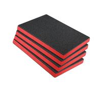 Lot de 4 inserts en mousse réutilisables pour boîtes à outils, feuilles de rangement en polyéthylène, pour rembourrage, 56 cm x 46 cm x 3,8 cm- 56 Cm X 45.5 Cm X