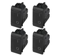 Lot de 4 interrupteurs bipolaire 16 A compatibles avec LIVINGLIGHT/LIVING | Module 1P+N 16 A 250 V~ encastrable, raccord à clic rapide pour commande de charge, sûr et certifié CE, haute compatibilité