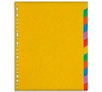 Lot de 4 Jeux d’intercalaires 12 positions en carte lustrée 220g, 3/10. Format A4+ G
