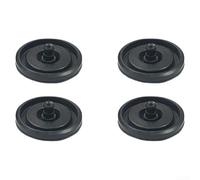 Lot de 4 joints à membrane en caoutchouc pour valve de remplissage de toilettes Fluidmaster 83143, compatible avec les modèles 242 400 747, pièce de rechange noire de haute qualité pour arrêter les
