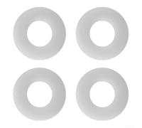Lot de 4 joints d'étanchéité en silicone blanc pour vanne de vidange Geberit de 5,1 cm, rondelle en caoutchouc fiable de rechange 816.418.00.1