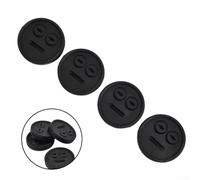 Lot de 4 joints d'étanchéité pour barbecue Weber Smokey Mountain résistant | Silicone résistant à la chaleur, convient pour weber pour wsm, protège les câbles contre l'écrasement, lot de 4, inoxydable