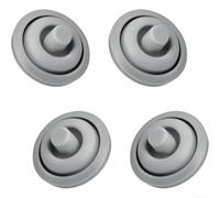 Lot de 4 joints d'indicateur de pression pour wmf Perfect Plus - Rondelle en silicone de rechange pour soupape de sécurité - Bague d'étanchéité grise