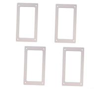 Lot de 4 joints en fibre de céramique 220 x 120 x 4 mm pour volet d'inspection MCZ, joints d'étanchéité haute température, matériau d'isolation thermique pour poêles à bois, accessoires de cheminées