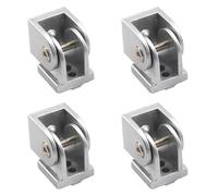 Lot de 4 joints pivotants en alliage de zinc 3030 - Profilé en aluminium - Connecteurs d'extrusion d'angle