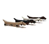 Lot de 4 jolis repose-baguettes en céramique pour teckel, cuillère, couteau, fourchette, baguettes en céramique de style japonais