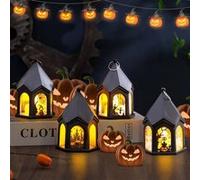 Vendos85 Lampes citrouille LED Halloween - Orange