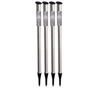 Lot de 4 lampes d'extérieur jardin lampes solaires LED lampes enfichables