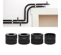 Lot de 4 mâchoires à sertir TH16/20/26/32 mm, pour pinces à sertir pour tuyaux, inserts de sertissage en acier Cr45, compatibles avec les pinces à sertir manuelles et les raccords de tubes composites