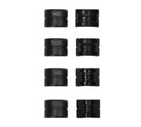 Lot de 4 mâchoires de sertissage TH16~TH32 - Profil TH - Mâchoires en acier Cr45 - Pour 16 mm, 20 mm, 25 mm, 32 mm - Insert de mâchoires de sertissage
