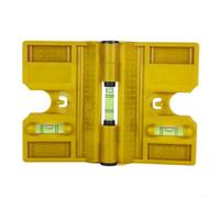 Lot de 4 mètres d'angle magnétiques pour montage de tubes métalliques | Précision de mesure de 0,1°, 3 niveaux à bulle intégrés, design pliable, aimants puissants, niveaux de grille à 15 °