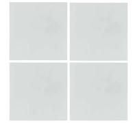 Lot de 4 miroirs adhésifs muraux - Argent