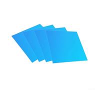 Lot de 4 miroirs autocollants muraux carrés en acrylique pour décoration d'intérieur, salle de bain, art moderne, réfléchissant, 30 cm x 30 cm