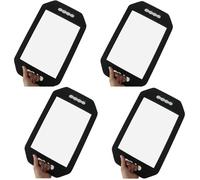 Lot de 4 Miroirs de Barbier en Mousse Noir - Accessoires de Maquillage