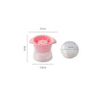Lot de 4 Moule à glace Ballons 11x8x7.8 Rose