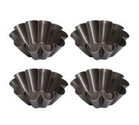 Lot de 4 Moules à briochettes individuels 8 cm Gobel