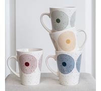 Table Passion Mugs Rio 28 cl Porcelaine Multicolore Lot de 4