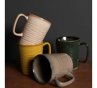 Table Passion Mugs hauts Kili 40 cl Lot de 4 Porcelaine multicolore
