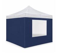 Lot de 4 murs pour tonnelle pliante pro 3 x 3 m bleu - TERRE JARDIN