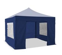 TERRE JARDIN Lot de 4 Murs pour tonnelle Pliante Pro 3 x 4,5 m | Lot de 4 murs en polyester 260 g/m² enduit PVC, imperméable, fixation zip et scratch, pour tonnelle pliante pro 3 x 4,5 m