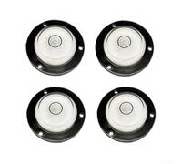 Lot de 4 Niveaux à Bulle pour Caméra et pour étagère Lot de 4 | Précision multi-directions, pour idéal pour caméra tableau, lecture claire , taille compacte 43mm