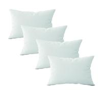 Lot de 4 oreillers, coussins de garnissage - 40 x 60 cm - Blanc - Vivezen