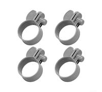 Lot de 4 ou 10 colliers de serrage en plastique pour tuyaux de piscine jusqu'à 37 mm - Connexion sécurisée sans fuite en matériau ABS pour pompe de filtre de jardin, spa, lot de 4 ou 10