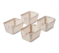 Lot de 4 paniers de rangement Makeeva S Sandy