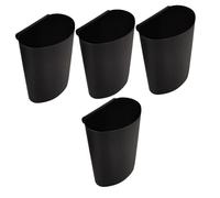 Lot de 4 paniers de rangement portables à roulettes pour chariot à roulettes, petite poubelle, accessoires de chariot à roulettes, bacs à outils, cintres de bureau en plastique