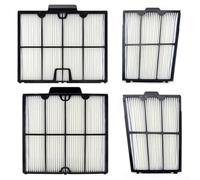 Lot de 4 panneaux filtrants 9991467-R4, compatibles avec Active 20 pour nettoyeur de piscine robot Explorer E30, noir + blanc