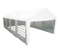 Lot de 4 Panneaux latéraux Blancs pour pavillon Event 6 x 12 m, Housse en polyéthylène, 140 g/m², Blanc