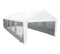 Lot de 4 parois latérales Blanches pour pavillon d'événement, 4 x 10 m, Housse en polyéthylène, 140 g/m², en Blanc